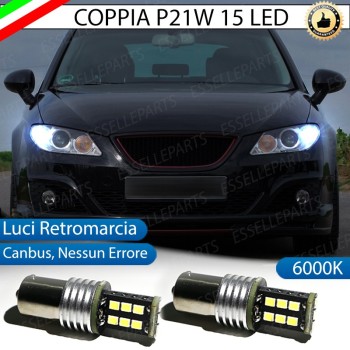 Coppia lampade Luci Posizione/Diurne 15 LED BA15S SEAT EXEO con Fari xenon di serie