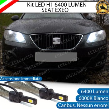 Kit Full LED H1 Abbaglianti 6400 lumen SEAT EXEO CON FARI ALOGENI