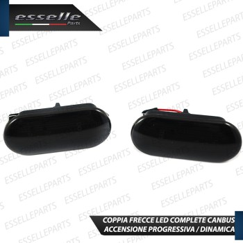 Placchette Dinamiche Nere fumè Laterali per frecce specifiche per SEAT EXEO