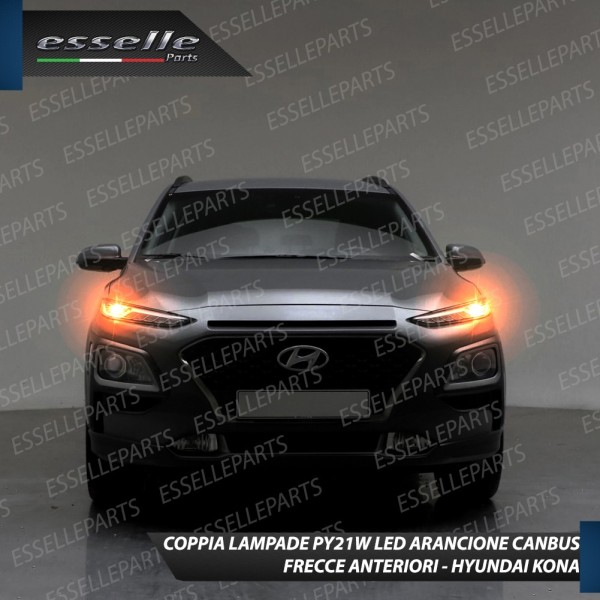 Coppia Frecce Anteriori PY21W 35 LED Canbus Hyundai Kona ELECTRIC