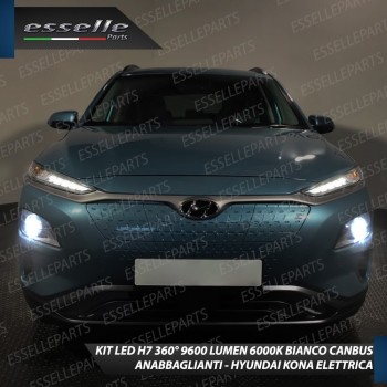 Conversione Fari Full LED 6000K bianco Hyundai Kona Electric Pre-Restyling Conversione Fari Full LED 6000K bianco Hyundai Kona Electric Pre-Restyling