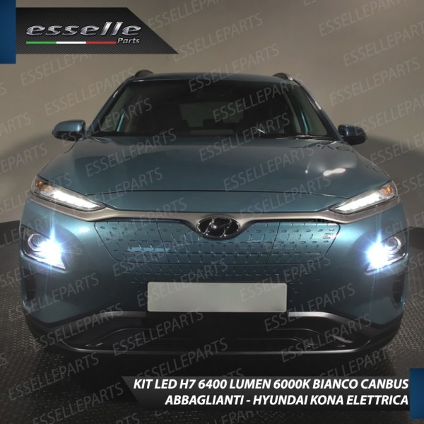 Conversione Fari Full LED 6000K bianco Hyundai Kona Electric Pre-Restyling