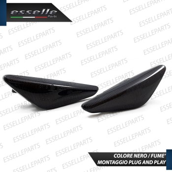 Placchette Dinamiche Laterali nere a led per frecce specifiche per BMW X6 E71 E72