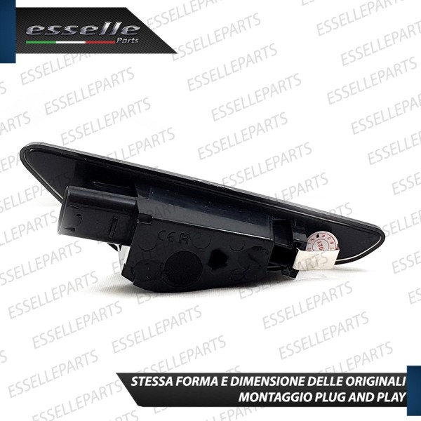 Placchette Dinamiche Laterali nere a led per frecce specifiche per BMW X3 F25