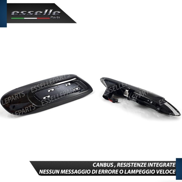 Placchette Dinamiche Nere fumè Laterali per frecce specifiche per MINI F55 F56 F57