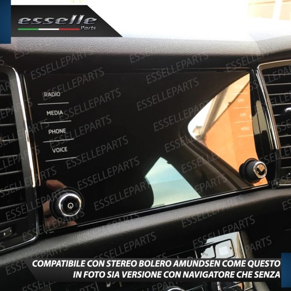 Pellicola Protettiva per Schermo Autoradio "BOLERO AMUNDSEN" SKODA KAROQ