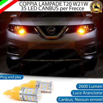 Coppia Frecce Anteriori T20 W21W 35 LED Canbus NISSAN X-TRAIL III Coppia Frecce Anteriori T20 W21W 35 LED Canbus NISSAN X-TRAIL III