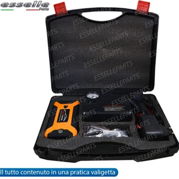 KIT Avviatore Batteria + Compressore Gomme di Emergenza Moto,motorini,scooter KTM