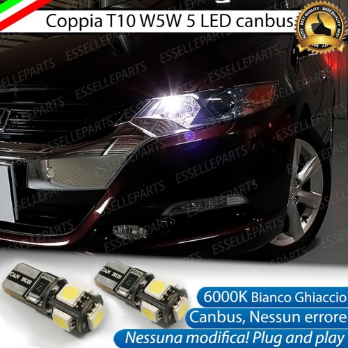 Luci posizione T10 W5W 5 LED Canbus Honda Insight