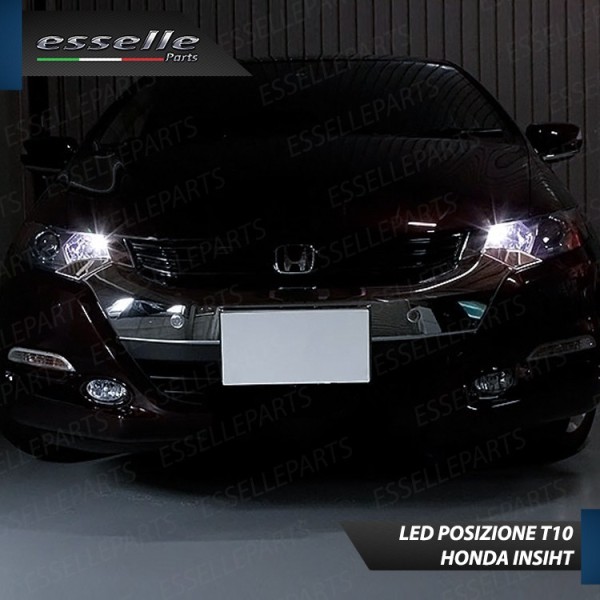 Coppia Lampade T10 W5W LED canbus con lente frontale per luci di posizione per Honda Insight