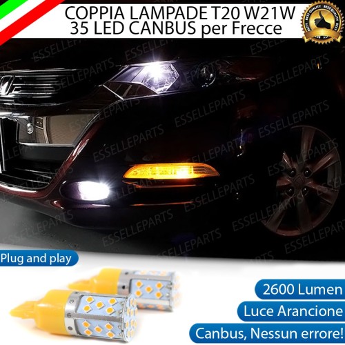 Coppia Frecce Anteriori T20 W21W 35 LED Canbus HONDA INSIGHT