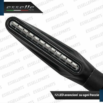Set 2 Frecce LED con accensione dinamica universali per moto Malaguti