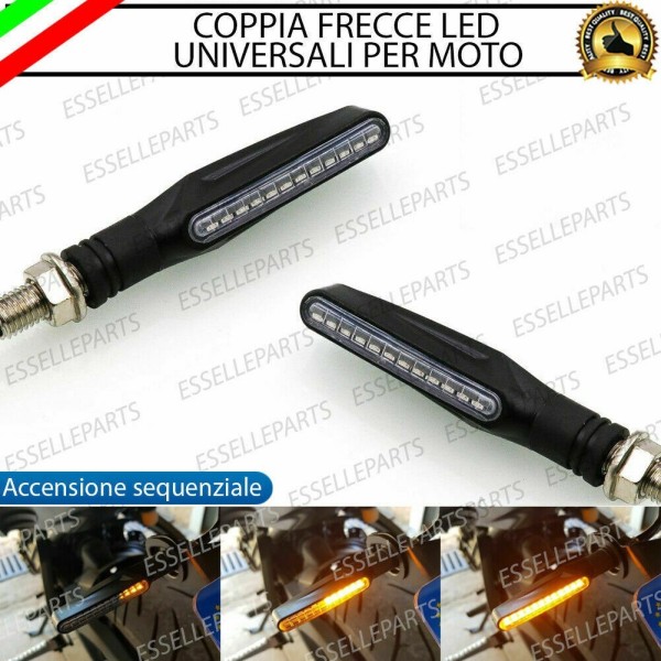 Set 2 Frecce LED con accensione dinamica universali per moto Moto Guzzi