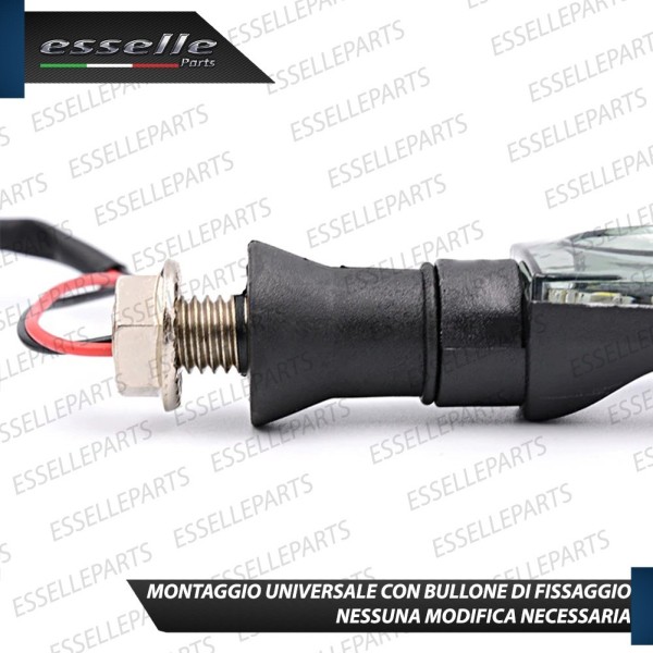 Set 2 Frecce LED con accensione Immediata universali per moto Husqvarna