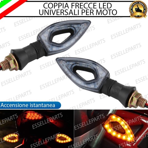 Set 2 Frecce LED con accensione Immediata universali per moto Kawasaki