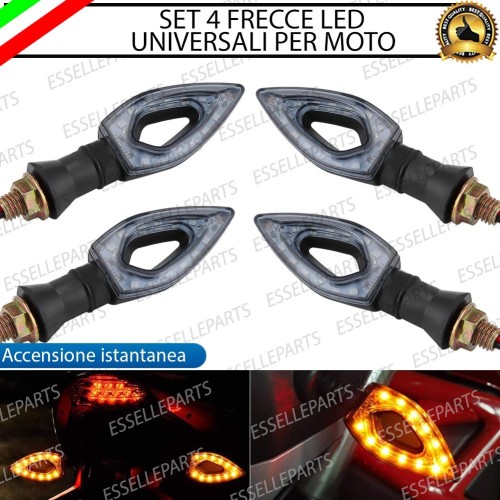 Set 4 Frecce LED con accensione Immediata universali per moto Ducati
