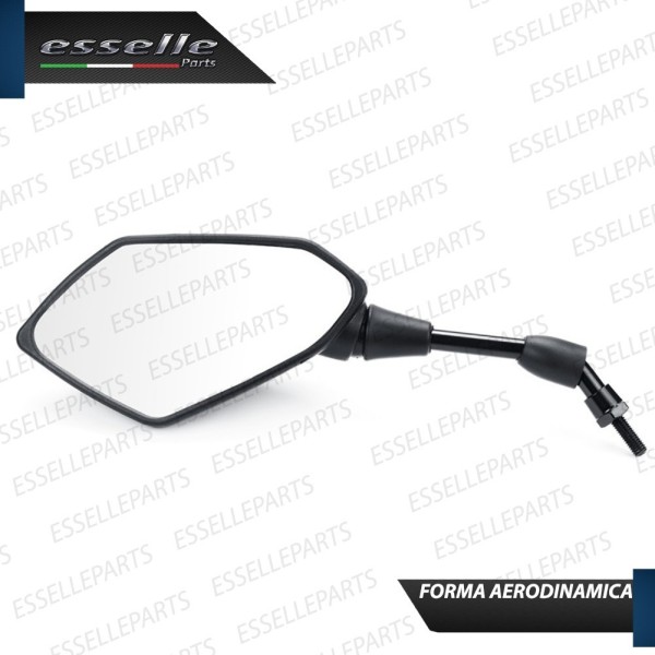 Coppia Specchietti Retrovisori Carbon Look Universali per moto,motorini,scooter KTM