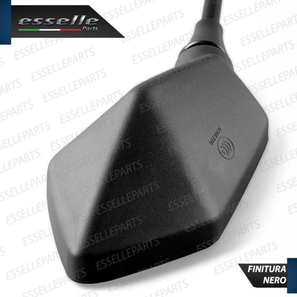 Coppia Specchietti Retrovisori Neri Universali per moto,motorini,scooter Kawasaki