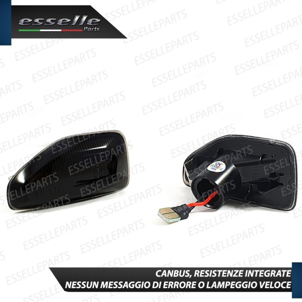 Placchette Dinamiche Laterali NERE a led per frecce specifiche DACIA DUSTER II