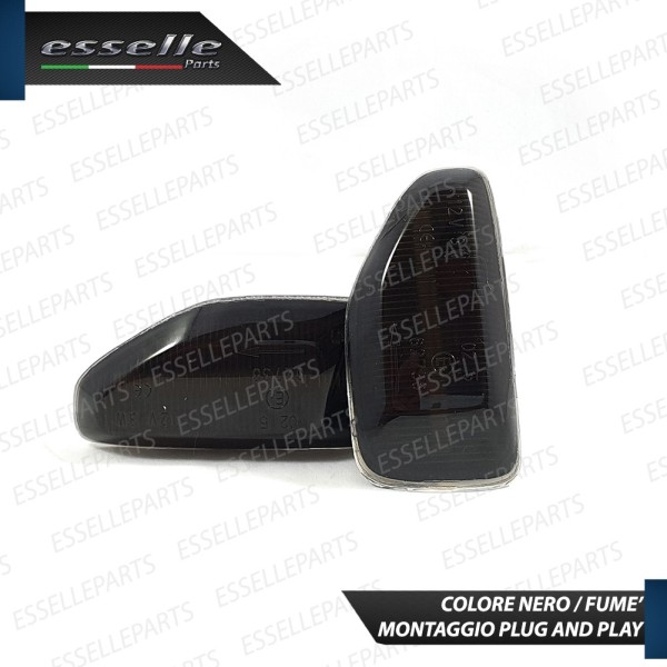 Placchette Dinamiche Laterali NERE a led per frecce specifiche DACIA DUSTER II