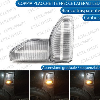 Placchette Dinamiche Laterali BIANCHE a led per frecce specifiche DACIA DUSTER II