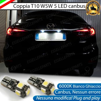Luci Targa 5 LED Canbus 6000K per Mazda 6 III