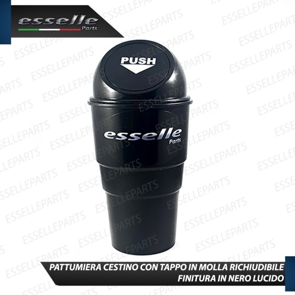 Cestino per Rifiuti con Tappo a Molla