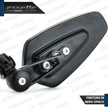 Coppia Specchietti Retrovisori Neri Laterali Universali per Manubrio BENELLI