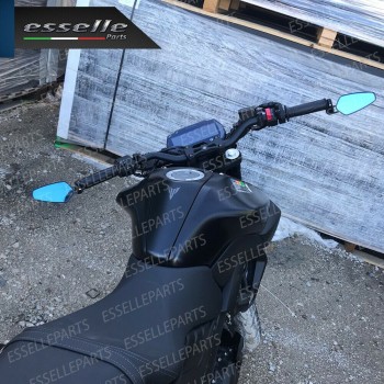 Coppia Specchietti Retrovisori Manubrio moto,motorini,scooter KAWASAKI