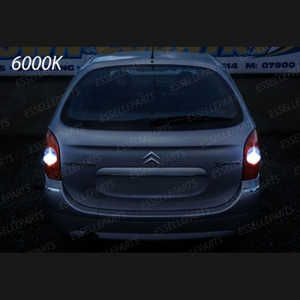 Luci Retromarcia 15 LED Citroen Xsara Picasso CON LENTE FRONTALE