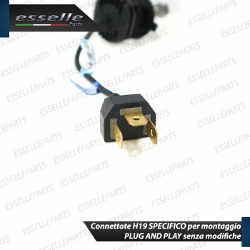 Kit FULL LED H19 18000 LUMEN BiLED Canbus 6000K Bianco Ghiaccio