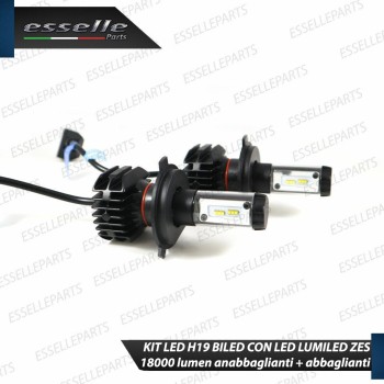 Kit FULL LED H19 18000 LUMEN BiLED Canbus 6000K Bianco Ghiaccio