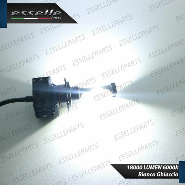 Kit FULL LED H19 18000 LUMEN BiLED Canbus 6000K Bianco Ghiaccio