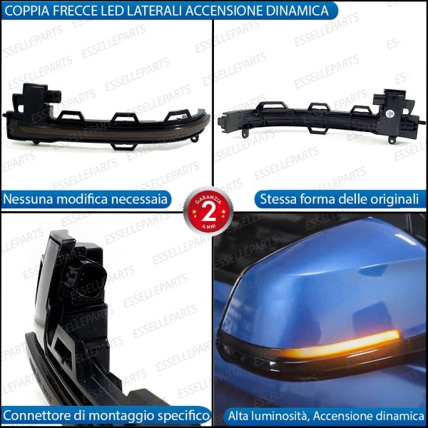 Set Frecce Dinamiche per Specchietti laterali LED BMW X4 F26