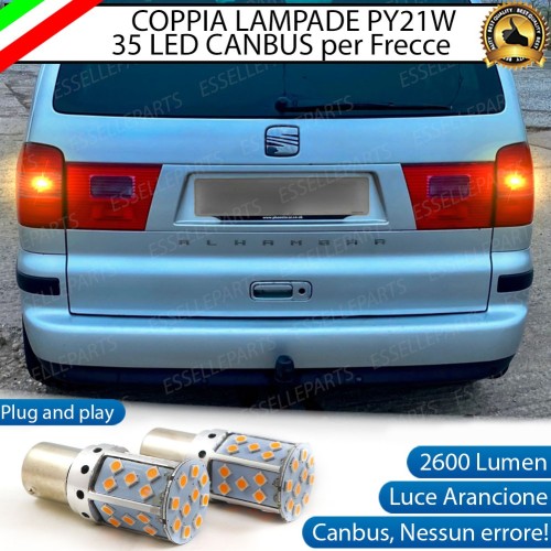 Coppia Frecce Posteriori PY21W 35 LED Canbus SEAT ALHAMBRA 7MS
