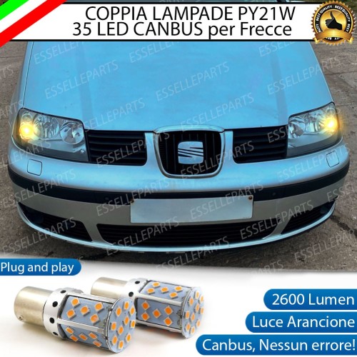 Coppia Frecce Anteriori PY21W 35 LED Canbus SEAT ALHAMBRA 7MS