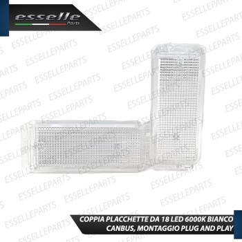 Placchette Vano Piedi LED per Citroen C6