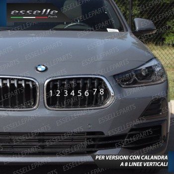 SET COVER PER CALANDRA BMW X2 IN STILE BMW M SPORT IN ABS