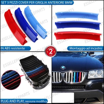 SET COVER PER CALANDRA BMW X3 E83 DAL 2007