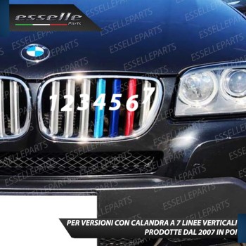 SET COVER PER CALANDRA BMW X3 E83 DAL 2007
