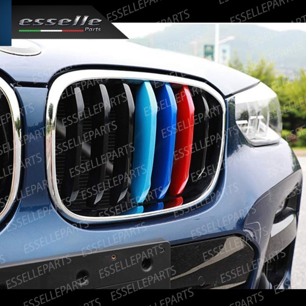 Set Cover calandra in stile M Sport BMW X5 G05 senza videocamera con calandra a 7 linee verticali