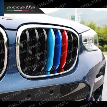 Set Cover calandra in stile M Sport BMW X5 G05 senza videocamera con calandra a 7 linee verticali