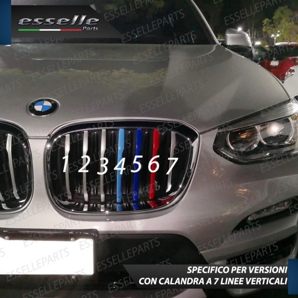SET COVER PER CALANDRA BMW X3 G01 IN STILE BMW M SPORT IN ABS