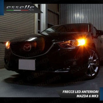 Coppia Lampade T20 WY21W 24 LED CANBUS 3.0 PER FRECCE DIREZIONALI ANTERIORI MAZDA 6 III