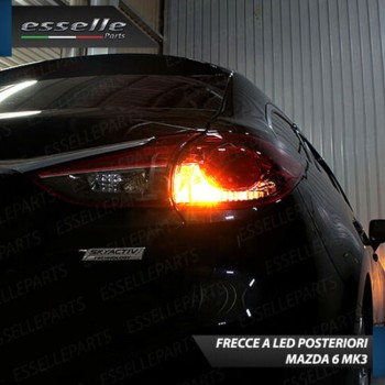 Coppia Lampade T20 WY21W 24 LED CANBUS 3.0 PER FRECCE DIREZIONALI POSTERIORI MAZDA 6 III