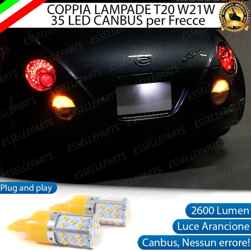 Lampada T20 WY21W Canbus ARANCIONE FRECCE Luce AMBRA DAIHATSU COPEN