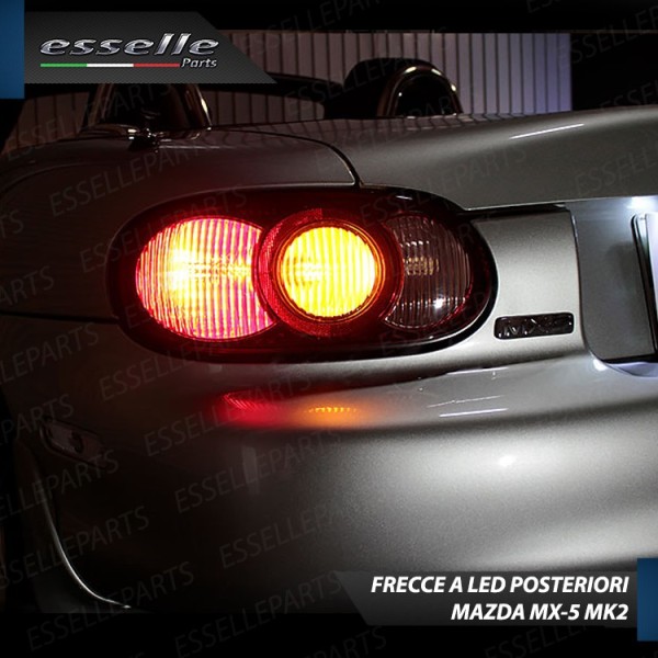 Coppia Lampade T20 WY21W 35 LED CANBUS PER FRECCE DIREZIONALI POSTERIORI PER MAZDA MX-5 II