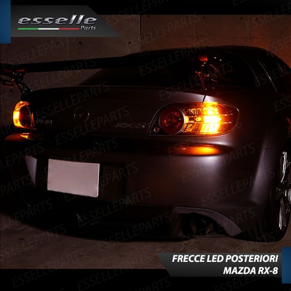 Frecce a LED per Mazda RX-8 Lampade T20 Arancione Canbus