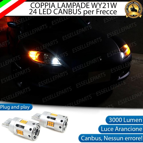 Frecce LED per Mazda RX-8 Lampade T20 Arancione Canbus