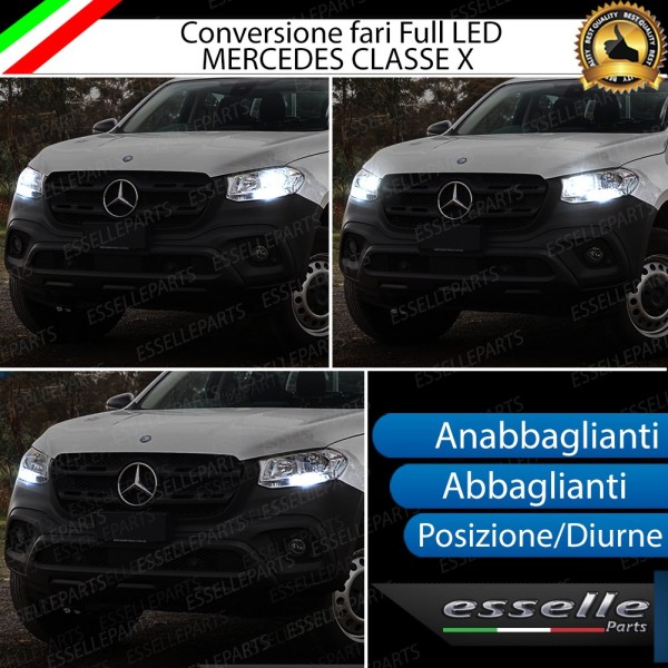 Conversione Fari Full LED MERCEDES CLASSE X